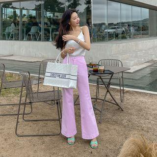 [the Denim] Colored Flared Jeans