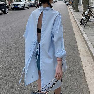 Open Back Shirt / Plain Shirt