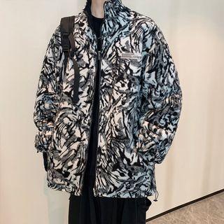 Stand Collar Reversible Jacket