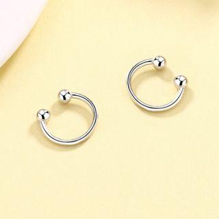 Sterling Silver Cuff Earring 1 Pc - Silver - One Size