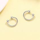 Sterling Silver Cuff Earring 1 Pc - Silver - One Size