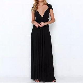 Open Back A-line Evening Gown