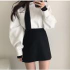 Long-sleeve T-shirt / Long-sleeve Sweatshirt / Plain Mini Skirt