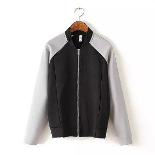 Raglan Zip Baseball Jacket