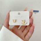 Butterfly Asymmetrical Alloy Earring 1 Pair - Gold - One Size