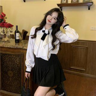 Bow Shirt / A-line Skirt