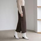 Deep-slit Maxi H-line Skirt