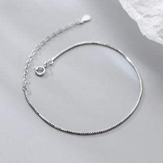 Curb Chain Bracelet Silver - One Size