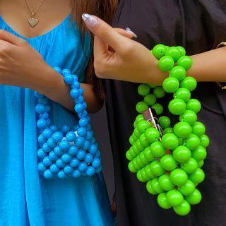Vivid Beaded Mini Hand Bag