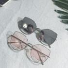 Oversized Colored Lens Sunglasses
