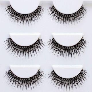 False Eyelashes (3 Pairs) #l03 L03 - One Size