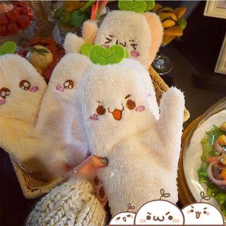 Cartoon Print Mittens