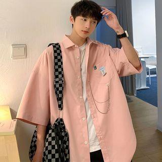 3/4-sleeve Chained Shirt