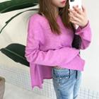 Slit-side Oversized M Lange T-shirt