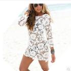 Long-sleeve Lace Cover-up