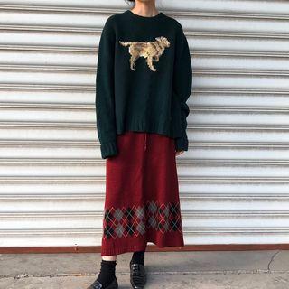 Embroidered Sweater / Knit Vest