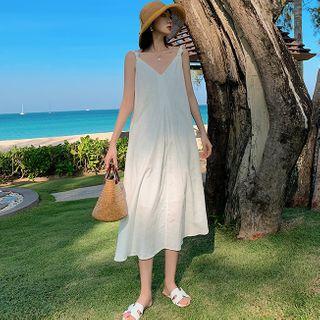 V-neck Maxi Sundress