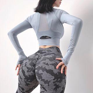 Quick-dry Mesh-back Sports Top