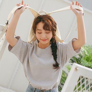 Loose-fit Striped Short-sleeve T-shirt
