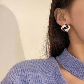 Geometry Drop Earring 1 Pair - Earrings - Gold - One Size