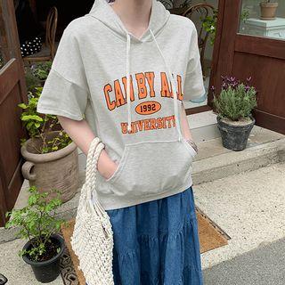 Kangaroo-pocket Hooded Sweatshirt