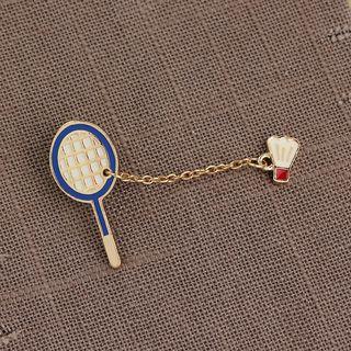 Badminton Brooch