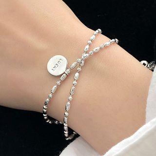 Bead Sterling Silver Bracelet (various Designs)