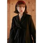 Pleated Bow-front Jacket