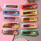 Sequined Hair Clip Color Random - One Size