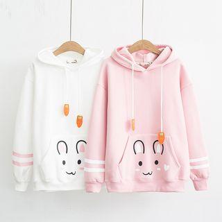 Rabbit & Carrot Drawstring Hoodie