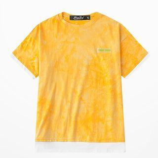 Couple Matching Short-sleeve Tie Dye T-shirt