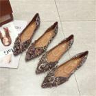 Paisley Print Studded Flats