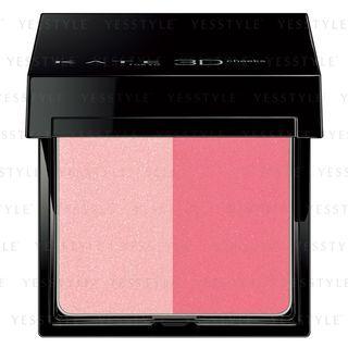 Kanebo - Kate 3d Contrasting Cheeks With 2 Way Brush (#pk-1) 6.4g