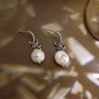 Faux Pearl Earring 1 Pair - 925 Silver Needle - Earring - Silver - One Size