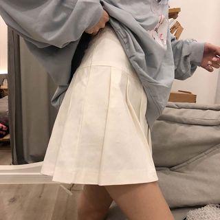 Pleated Skort Black - S