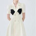 Short-sleeve Double-breasted Blazer Dre