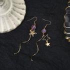 Star Charm Threader Earrings Ae1114 - Star - One Size