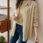 Multicolor Stripe Cotton Shirt