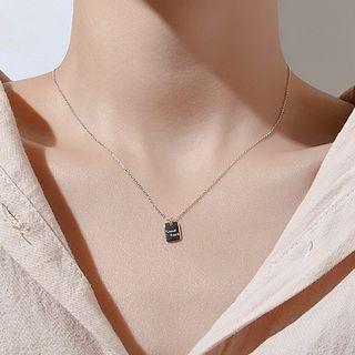 925 Sterling Silver Good Luck Pendant Necklace As Shown In Figure - One Size