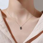 925 Sterling Silver Good Luck Pendant Necklace As Shown In Figure - One Size