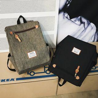 Couple Matching Square Canvas Backpack