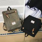 Couple Matching Square Canvas Backpack