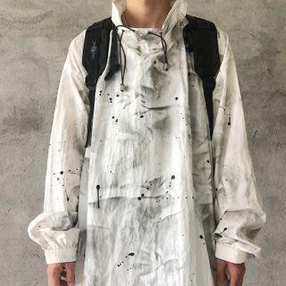 Drawstring Tie-dyed Hoodie