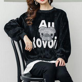 Dog Velvet Sweatshirt