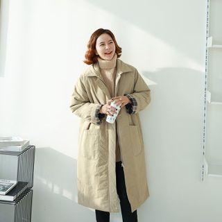 Zip-up Padded Mac Coat