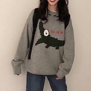 Couple Matching Crocodile Sweater