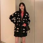 Mock Neck Knit Top / Cardigan
