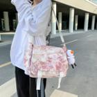 Tie Dye Canvas Crossbody Bag / Charm / Set