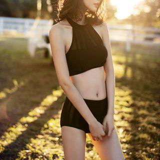 Halter Plain Tankini