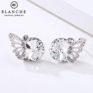 Swarovski Elements Crystal Butterfly Stud Earring